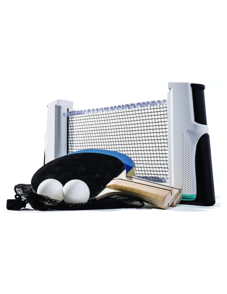 Conjunto de Ping Pong Portátil Franklin Sports - Incluye 2 Palas y Red
