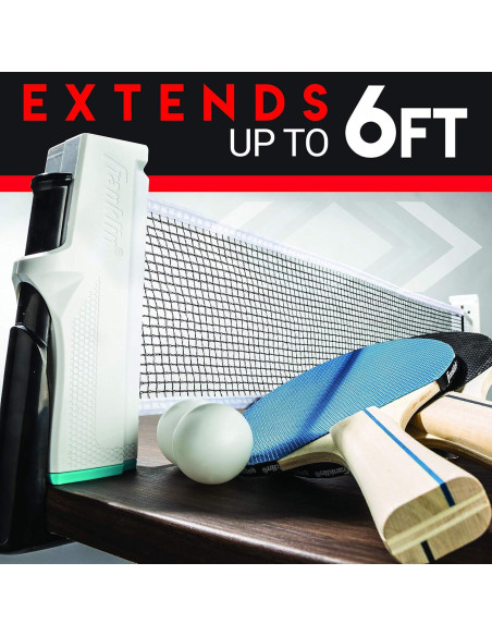 Conjunto de Ping Pong Portátil Franklin Sports - Incluye 2 Palas y Red