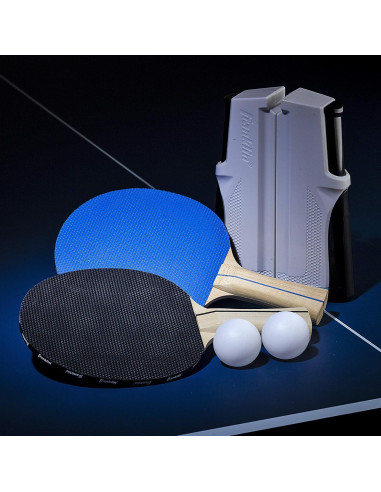 Conjunto de Ping Pong Portátil Franklin Sports - Incluye 2 Palas y Red