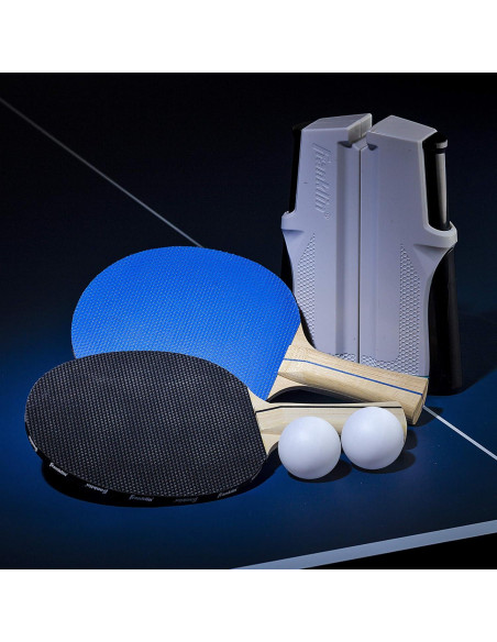 Conjunto de Ping Pong Portátil Franklin Sports - Incluye 2 Palas y Red