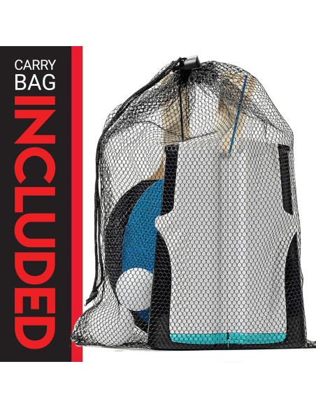 Conjunto de Ping Pong Portátil Franklin Sports - Incluye 2 Palas y Red