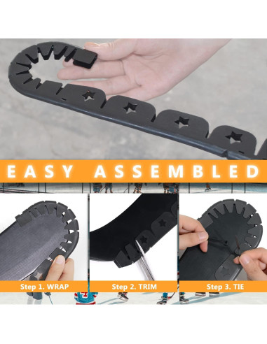 Protector de Cuchilla de Hockey UPTTHOW - 1pc, Plástico, Negro