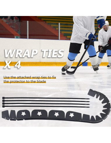 Protector de Cuchilla de Hockey UPTTHOW - 1pc, Plástico, Negro