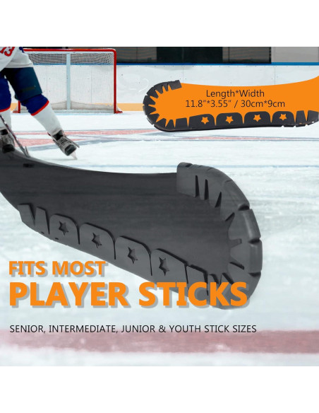 Protector de Cuchilla de Hockey UPTTHOW - 1pc, Plástico, Negro