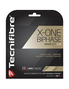 Cuerdas de Squash Tecnifibre X-One Biphase 18g Natural 2