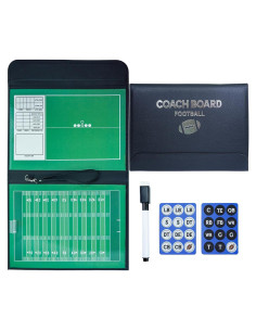 Pizarra Táctica Doble Cara Pure Vie para Fútbol y Rugby 33.5x25.5cm