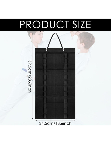 Organizador de Cinturones de Karate HOFURME 2 Paquetes 12 Cinturones