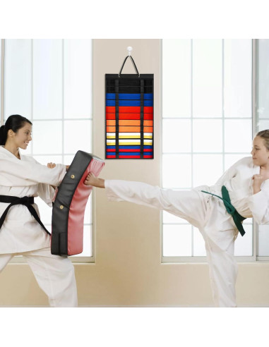 Organizador de Cinturones de Karate HOFURME 2 Paquetes 12 Cinturones