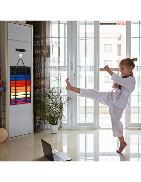 Organizador de Cinturones de Karate HOFURME 2 Paquetes 12 Cinturones