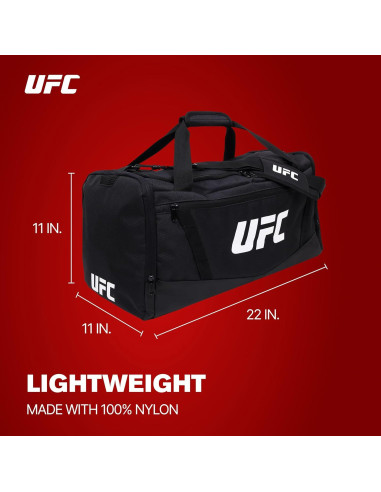 Bolsa de gimnasio UFC 27.94L x 55.88W x 27.94D cm unisex