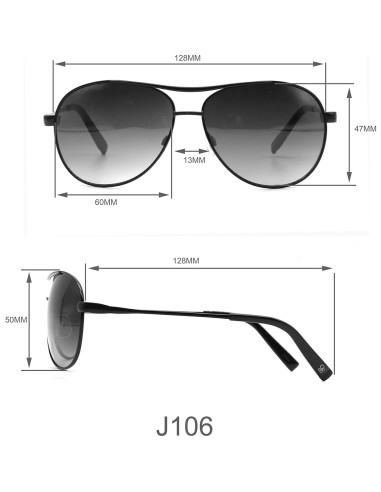 Gafas de sol piloto Jessica Simpson UV400 Oro Rosa