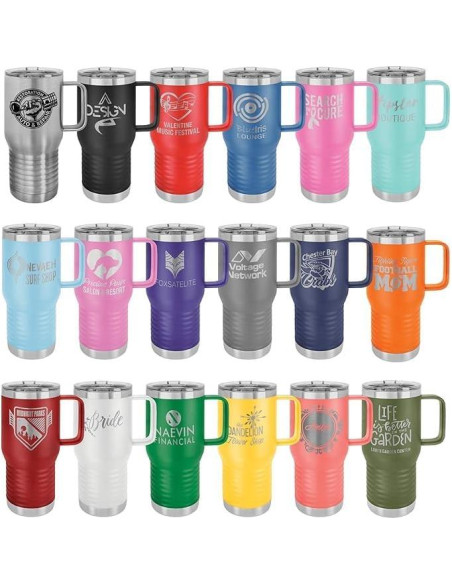 Taza de Viaje Personalizada CRAZYDAISYWORLD 590 ml Morado