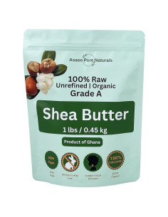 Manteca de Karité Cruda Asase Pure Naturals 0.45 kg