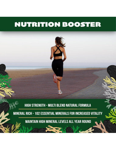 Cápsulas de Musgo Marino New Earth 60 Unidades - Suplemento Nutricional