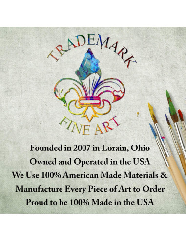 Arte en Lienzo Fabien Bravin Flor Roja 55.88x81.28 cm