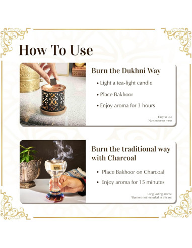 Bakhoor Al Ghawi Dukhni 40g Incienso Árabe Hecho a Mano
