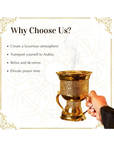 Bakhoor Al Ghawi Dukhni 40g Incienso Árabe Hecho a Mano