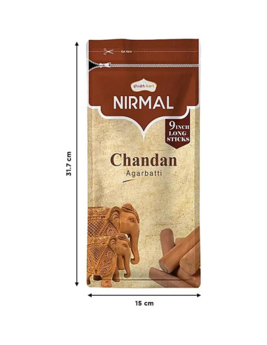Varitas de Incienso Sándalo Shubhkart - Paquete de 2, 200 Varitas