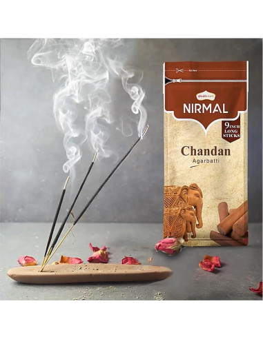 Varitas de Incienso Sándalo Shubhkart - Paquete de 2, 200 Varitas