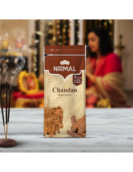 Varitas de Incienso Sándalo Shubhkart - Paquete de 2, 200 Varitas
