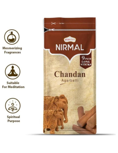 Varitas de Incienso Sándalo Shubhkart - Paquete de 2, 200 Varitas