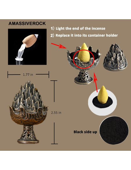 Incienso Espiral AmaSiverRock Sangre de Dragón 42 PCS