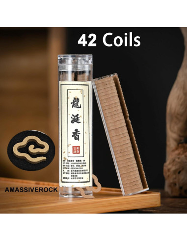 Incienso Espiral AmaSiverRock Sangre de Dragón 42 PCS