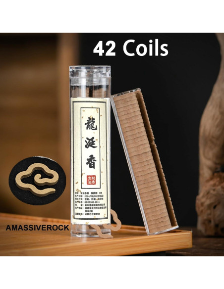 Incienso Espiral AmaSiverRock Sangre de Dragón 42 PCS