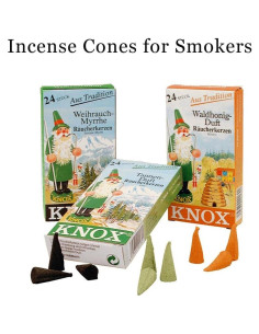 Conos de Incienso Aromatizados Caffe Latte Knox - 24 Piezas 2