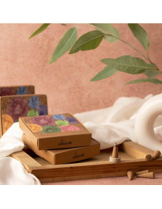 Conos de Incienso Natural AMAYAH Eucalipto 100% Orgánico - 2 Unidades 2