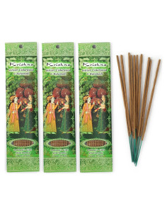Incienso Prabhuji's Gifts Krishna Vetiver 30 Varitas Naturales
