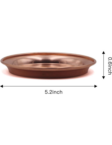 Plato de Ofrecimiento de Cobre Amitofo 13.2 cm Triple Luna