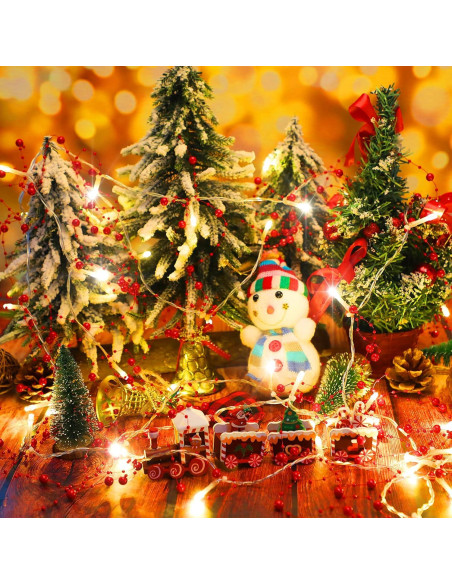 Guirnalda de Berries LED Riakrum 5.03 m Decoración Navidad