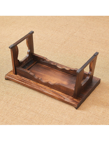 Mesa Baja Japonesa GZQWDC 50x30 cm Madera Plegable Café