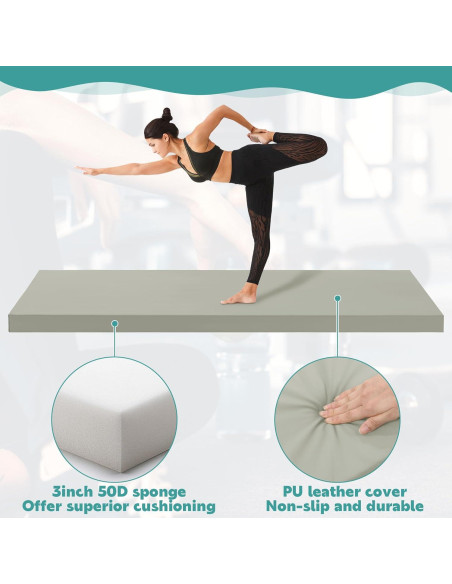 Alfombrilla de Yoga MABOZOO 182.88x60.96cm 7.62cm Grosor