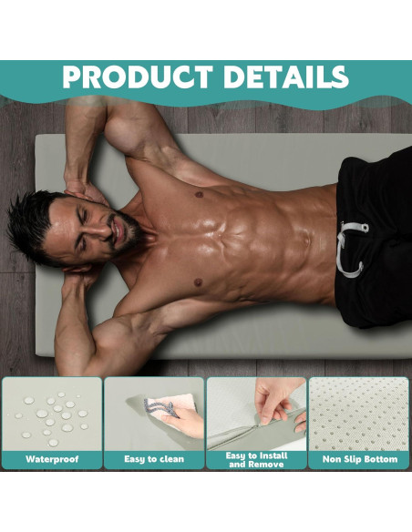 Alfombrilla de Yoga MABOZOO 182.88x60.96cm 7.62cm Grosor