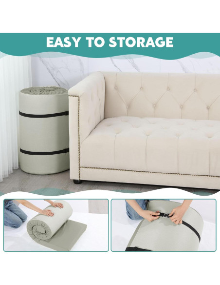 Alfombrilla de Yoga MABOZOO 182.88x60.96cm 7.62cm Grosor