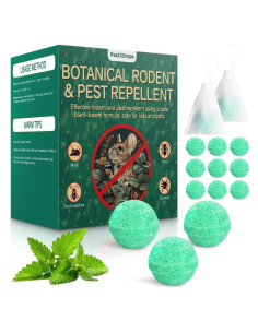 Repelente Natural de Roedores PestXDrops 14 Piezas Menta