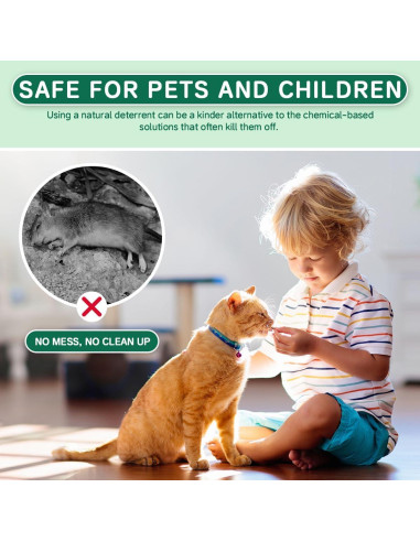 Repelente Natural de Roedores PestXDrops 14 Piezas Menta