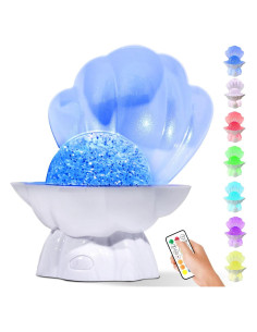 Luz Nocturna de Concha WANNALAMP 8 Colores RGB 14x16 cm