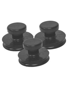 Mikinona Ventosas de Goma para Cuencos Cantores 3 Pcs