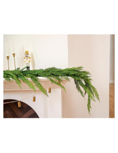 Guirnalda de Cedro 180 cm Green Moon Clásica Decoración Navideña