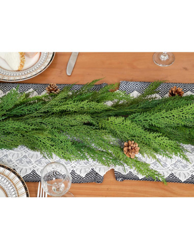 Guirnalda de Cedro 180 cm Green Moon Clásica Decoración Navideña