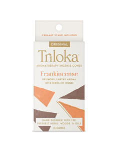 Conos de Incienso Triloka 20g - Aroma Herbal Centrado