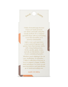 Conos de Incienso Triloka 20g - Aroma Herbal Centrado 2