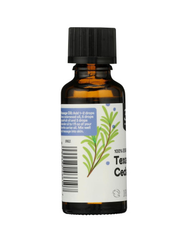 Aceite Esencial de Cedro de Texas 100% Puro Whole Foods 30ml