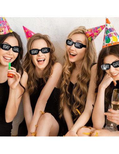 Gafas de Cumpleaños Cuffbow 12 Pares Accesorios Divertidos