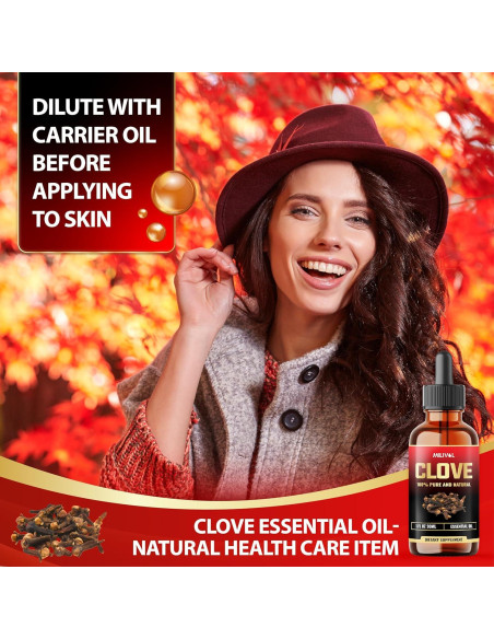 Aceite Esencial de Clavo Milivol 30 ml - 100% Puro y Orgánico