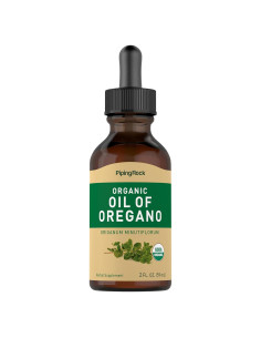 Aceite de Orégano Orgánico Piping Rock 59 ml - Suplemento Herbal