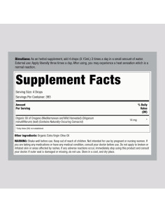 Aceite de Orégano Orgánico Piping Rock 59 ml - Suplemento Herbal 2